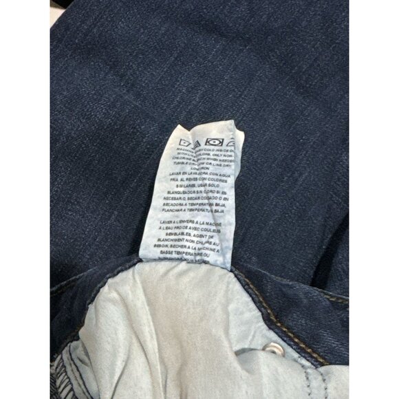 NEW Lee Size 16 Short Womens High-Rise Stretch Bootcut Jeans Blue Denim - Picture 10 of 12